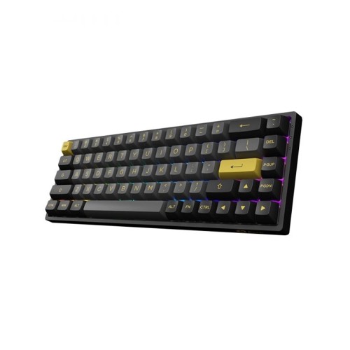 Akko 3068B Plus Black&Gold CS Jelly Purple RGB, клавиатура