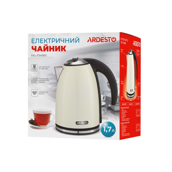 ARDESTO EKL-F340BG, электрический чайник