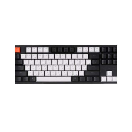 Keychron C1 Wired 87 Key HotSwap Gateron Switch RGB Blue Russian Layout, клавиатура игровая