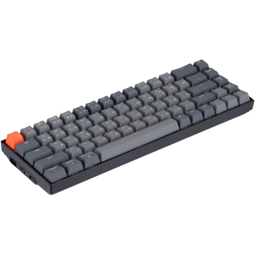 Keychron K6 68 Key HotSwappable RGB Blue Russian Layout, клавиатура игровая