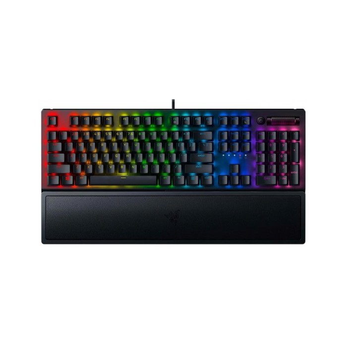 Razer BlackWidow V3 RGB 108key Green Switch USB EN black, клавиатура игровая