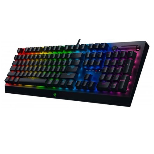 Razer BlackWidow V3 RGB 108key Green Switch USB EN black, клавиатура игровая