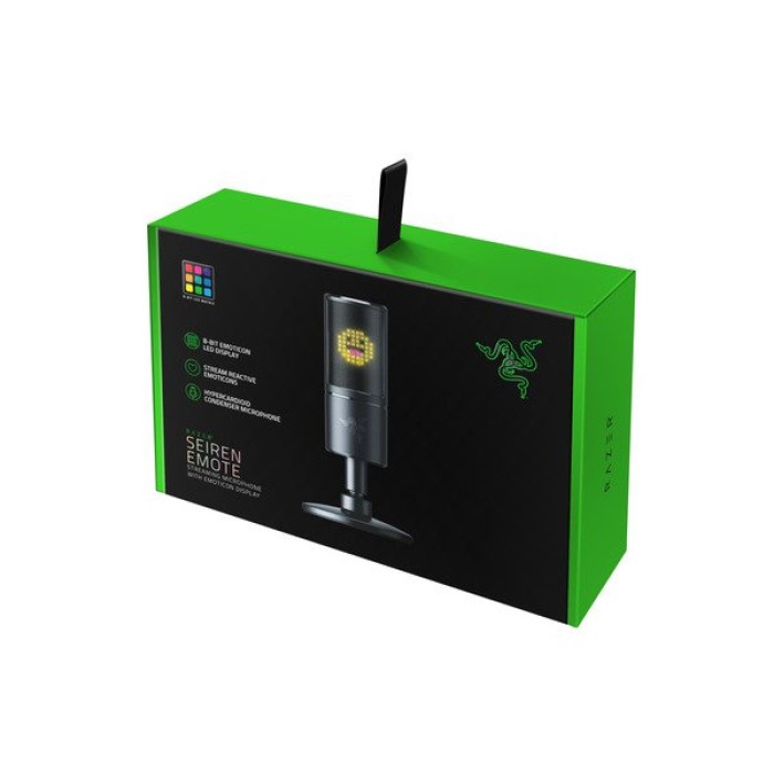 Razer Seiren Emote USB black, микрофон