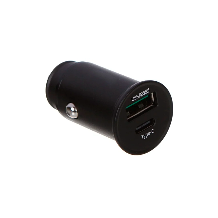 Baseus Circular Metal PPS Quick Charger 30W, автомобильное зарядное устройство