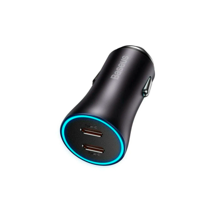 Baseus Golden Contactor Pro Dual Fast Charger Car Charger C+C 40W, автомобильное зарядное устройство
