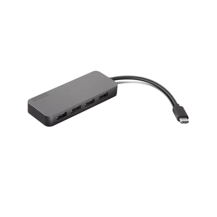 Lenovo USB-C to 4 Port USB-A Hub, USB хаб