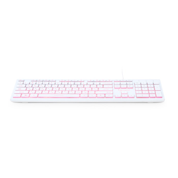 Gembrid KB-UML3-01 USB white, клавиатура