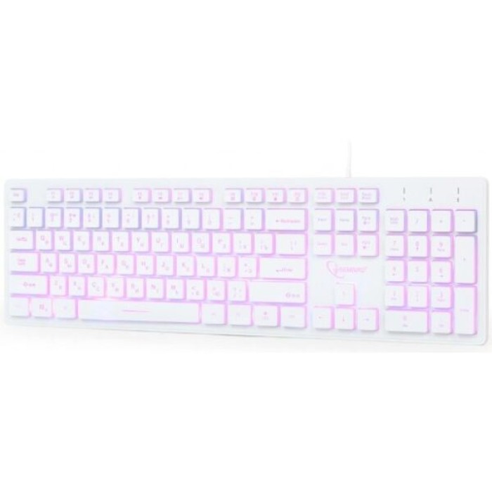 Gembrid KB-UML3-01 USB white, клавиатура