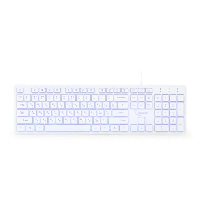 Gembrid KB-UML3-01 USB white, клавиатура