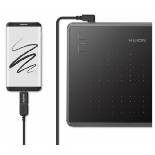 Huion H430P USB black, графический планшет