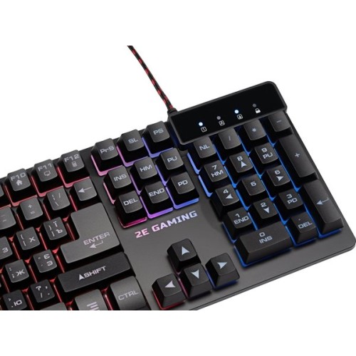 2E GAMING KG290 LED USB black Ukr, клавиатура игровая