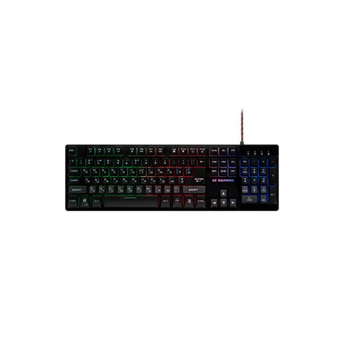 2E GAMING KG290 LED USB black Ukr, клавиатура игровая