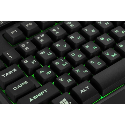 2E GAMING KG340 LED USB black Ukr, клавиатура игровая