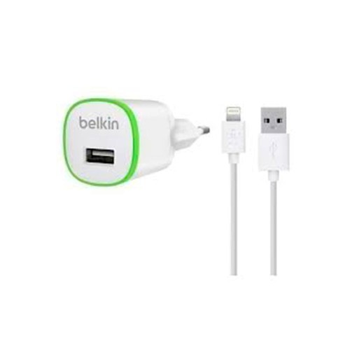 Belkin Home Charger USB 1A Lightning 1.2m white, зарядное устройство