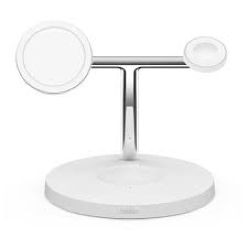 Belkin 3in1 MagSafe iPhone Wireless Charger white, беспроводная зарядка