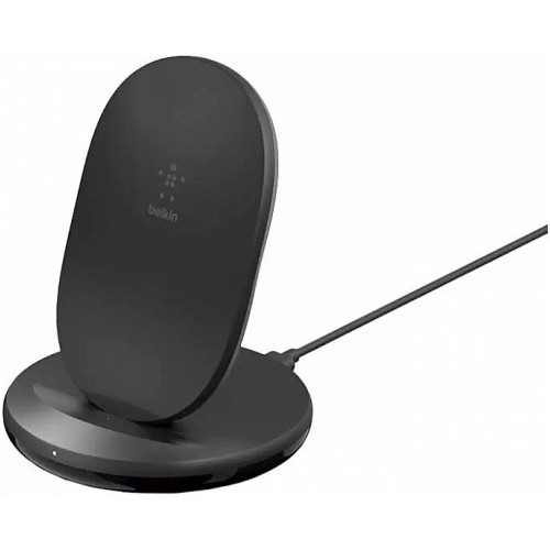 Belkin Stand Wireless Charging Qi 15W black, беспроводная зарядка