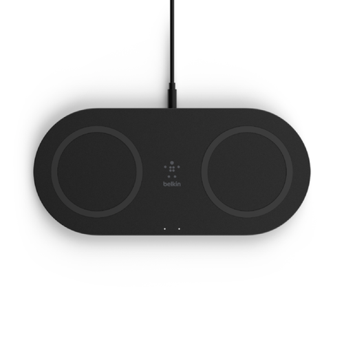 Belkin Wireless Dual Pads Wireless Charging Qi 15W black, беспроводная зарядка