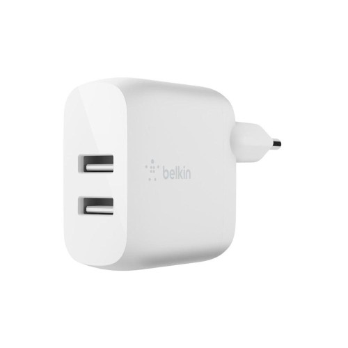 Belkin Home Charger 24W DUAL USB 2.4A white, зарядное устройство