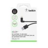 Belkin Mixit USB-A - Lightning 2.4A 1.2m right angle black, кабель 