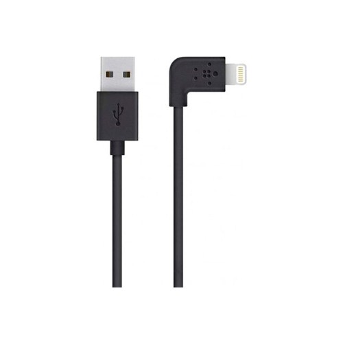 Belkin Mixit USB-A - Lightning 2.4A 1.2m right angle black, кабель 