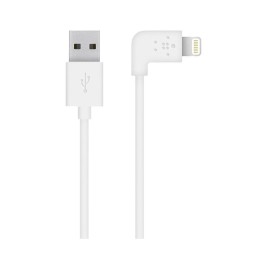 Belkin Mixit USB-A - Lightning, 2.4A 1.2m right angle white, кабель 