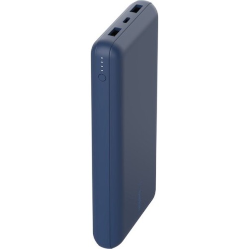 Belkin Power Bank 20000mAh 15W Dual USB-A USB-C blue, внешний аккумулятор