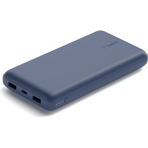 Belkin Power Bank 20000mAh 15W Dual USB-A USB-C blue, внешний аккумулятор