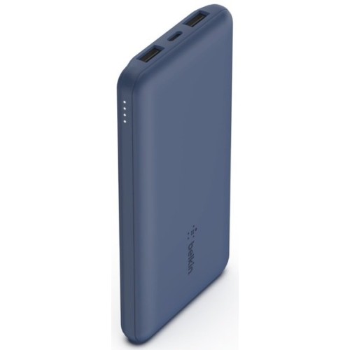 Belkin 10000mAh 15W Dual USB-A USB-C blue, внешний аккумулятор