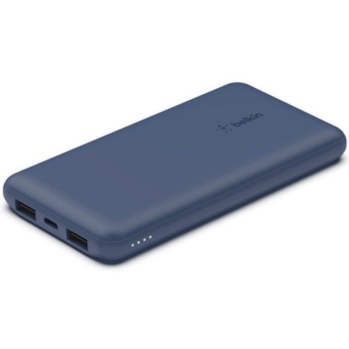 Belkin 10000mAh 15W Dual USB-A USB-C blue, внешний аккумулятор