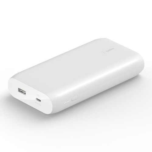 Belkin 20000mAh 30W PD USB-A USB-C white, внешний аккумулятор