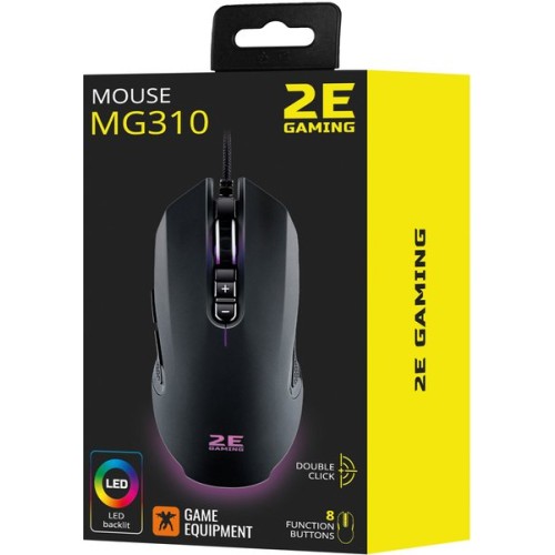 2E GAMING MG310 LED USB black, мышь игровая