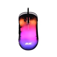 2E Gaming MG345 Transparent, RGB USB black, мышь игровая