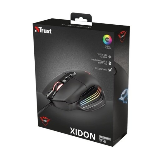 Trust GXT 940 Xidon RGB USB black, мышь