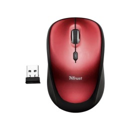 Trust YVI WIRELESS MOUSE red, беспроводная мышь