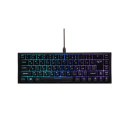 2E GAMING KG350 RGB 68key USB Black Ukr, клавиатура игровая 