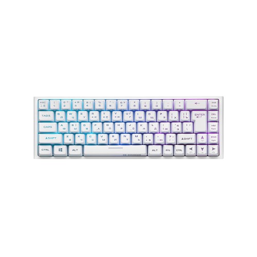 2E GAMING KG360 RGB 68key USB White Ukr, клавиатура беспроводная игровая 