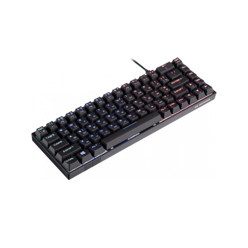 2E GAMING KG370 RGB 68key Gateron Blue Switch USB Black Ukr, клавиатура игровая 