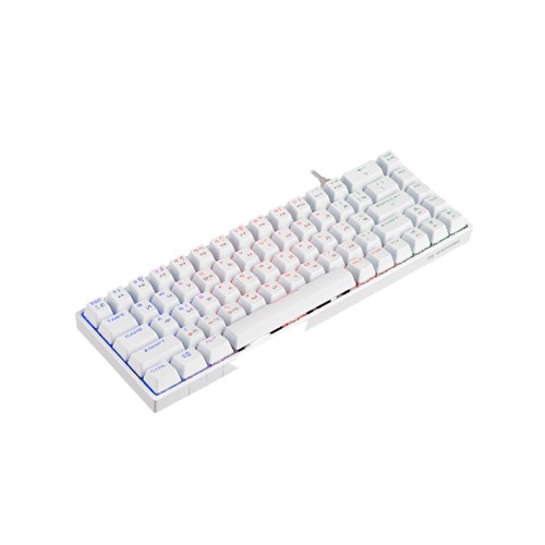 2E GAMING Keyboard KG380 RGB 68key Gateron Blue Switch BT/USB White Ukr, клавиатура игровая