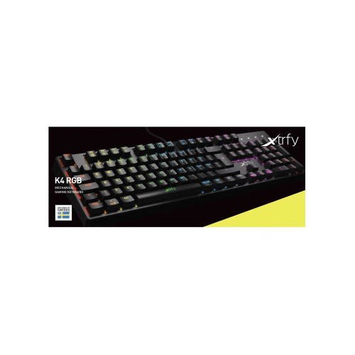 Xtrfy K4 RGB Kailh Red RU, клавиатура игровая 