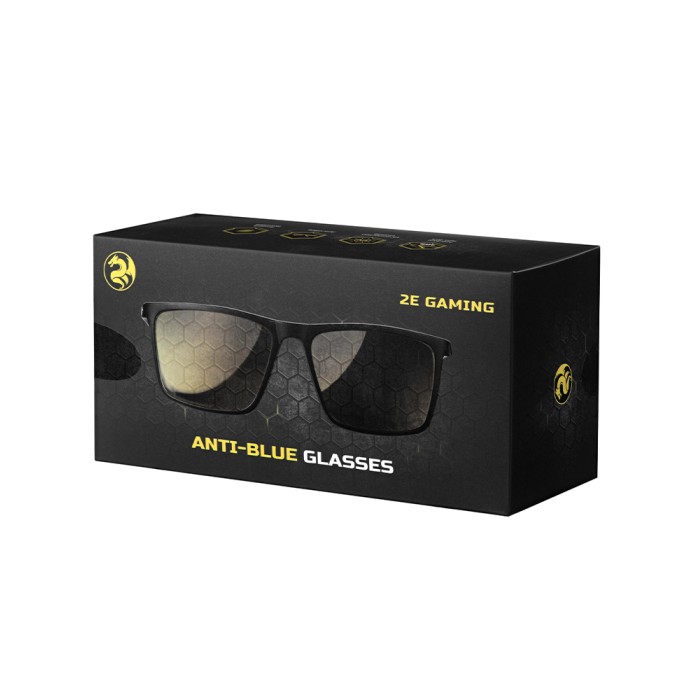 2E GAMING Anti-blue Glasses Black Kit, защитные очки