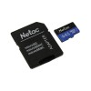 Netac MOBILE MEMORY microSD 64GB C10 UHS-I R80MB/s + SD, карта памяти