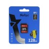 Netac MOBILE MEMORY microSD 128GB C10 UHS-I R80MB/s + SD, карта памяти