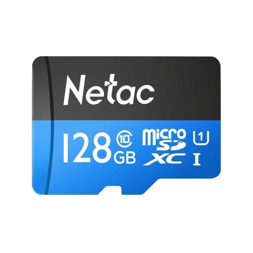 Netac MOBILE MEMORY microSD 128GB C10 UHS-I R80MB/s + SD, карта памяти