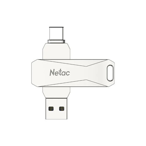 Netac USB FLASH DRIVE 64GB USB 3.0+TypeC Dual U782C, флеш-накопитель