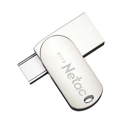 Netac 64GB USB 3.0+TypeC Dual U785C, флеш-накопитель