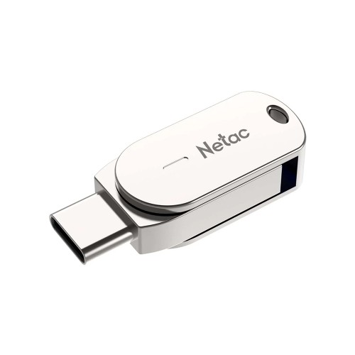 Netac 64GB USB 3.0+TypeC Dual U785C, флеш-накопитель