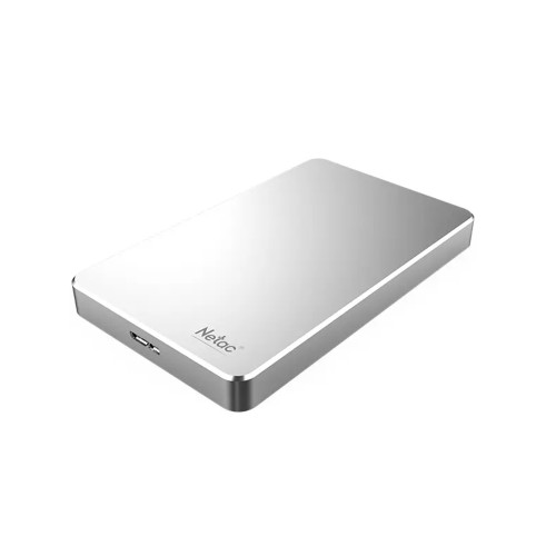 Netac PORTABLE HARD DISK 2TB USB 3.0 K330 Metal Silver, внешний HDD