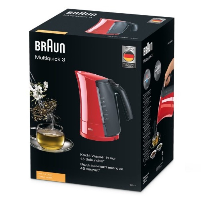 Braun WK300  RED, электрический чайник