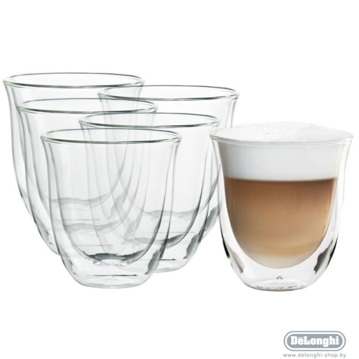 DeLonghi DLSC301 6GLASSES-CAPPUCCINO 190ML, набор чашек
