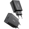 Baseus Speed Mini Quick Charger 1C 20W EU black, сетевое зарядное устройство